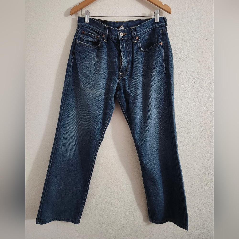 Lucky Brand Dark Blue Straight Jeans